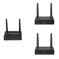1080P@60FPS Wireless HDMI Extender Kit – 656ft Range, 1-to-8 Receivers, Ultra-Low Latency