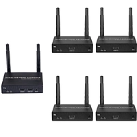 4K@30FPS Wireless HDMI Extender Kit – 656ft Range, 1-to-8 Transmission, Low Latency for Live Events