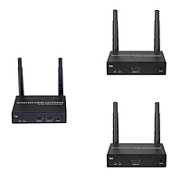 4K@30FPS Wireless HDMI & KVM Extender – 656ft, 1-to-8 Receivers, USB Control, Ultra-Low Latency