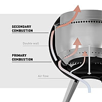 HOFATS MOON 45 Fire bowl with low stand