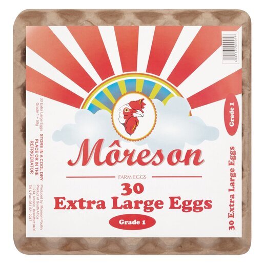 MORESON LARGE EGGS 2.5 DOZ FAM