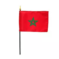 MOROCCO Flag Stick 60CM*90CM