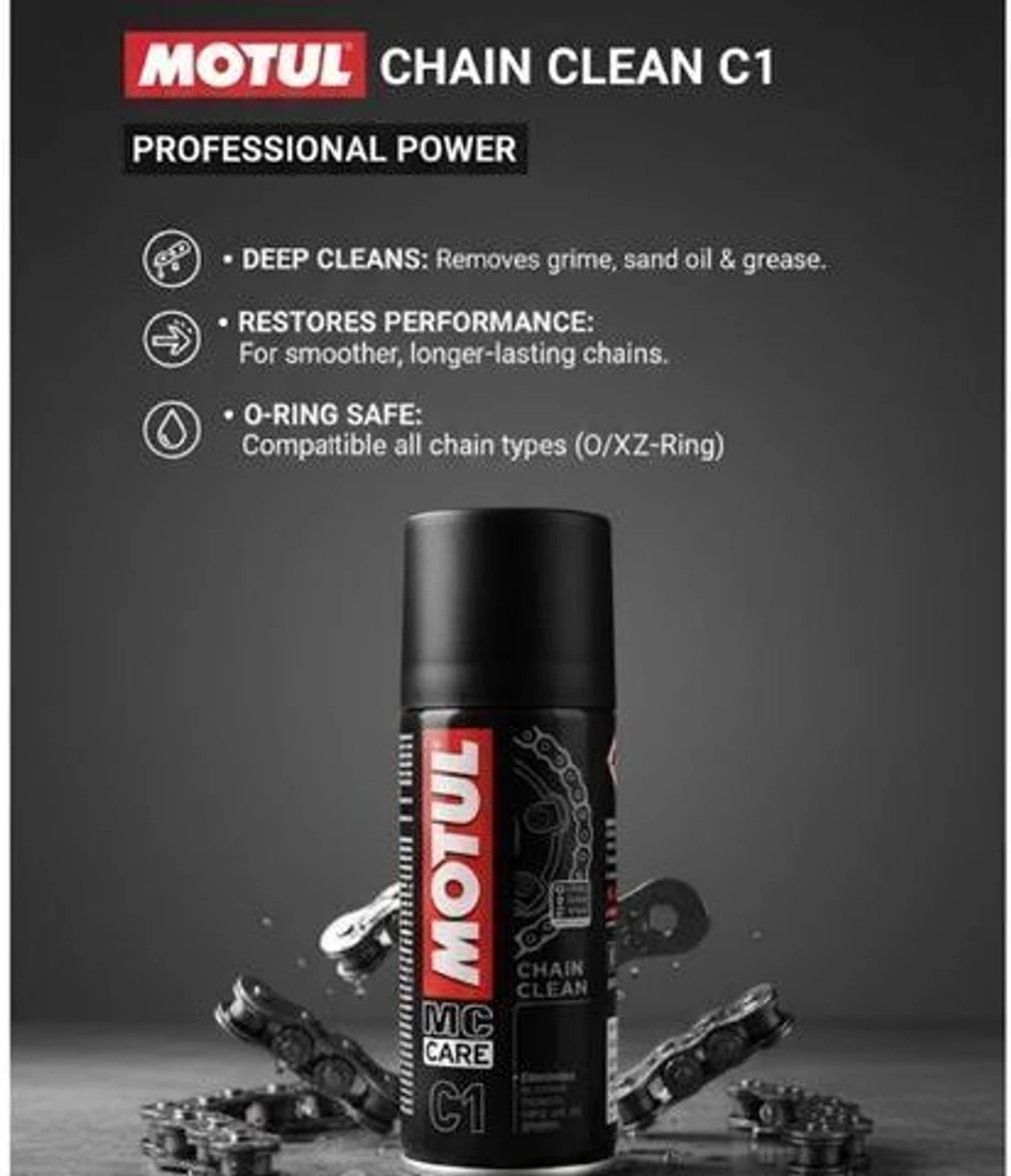 MOTUL C1 CHAIN CLEAN 150ML MOTUL C1 CHAIN CLEAN 150ML