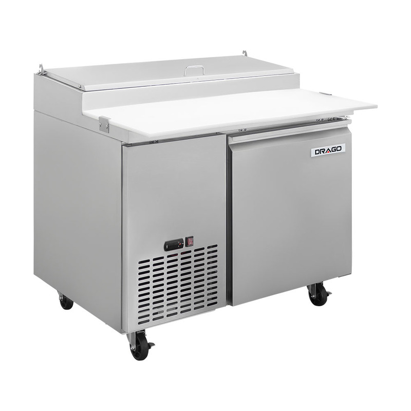 Mesa de preparación de pizzas, 1 puerta, 7.6 ft³