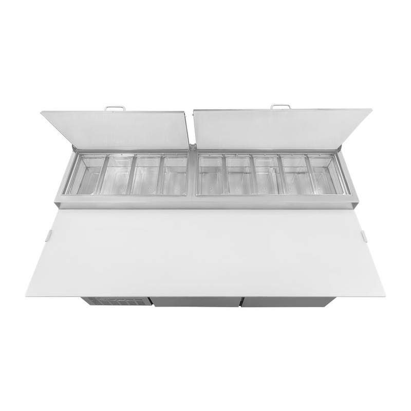 Mesa para pizzas 2 puertas
