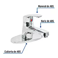 Monomando para lavabo, cuerpo de plástico, Basic  - MP-420 / 49550