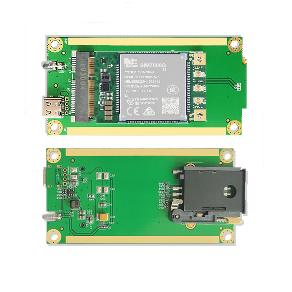 4G LTE Industrial Mini PCIe to USB Type-C 3.1 Adapter with SIM Slot – USB 2.0 Interface for Quectel EC25/EC20, Ideal for IoT, Raspberry Pi, Industrial Networking