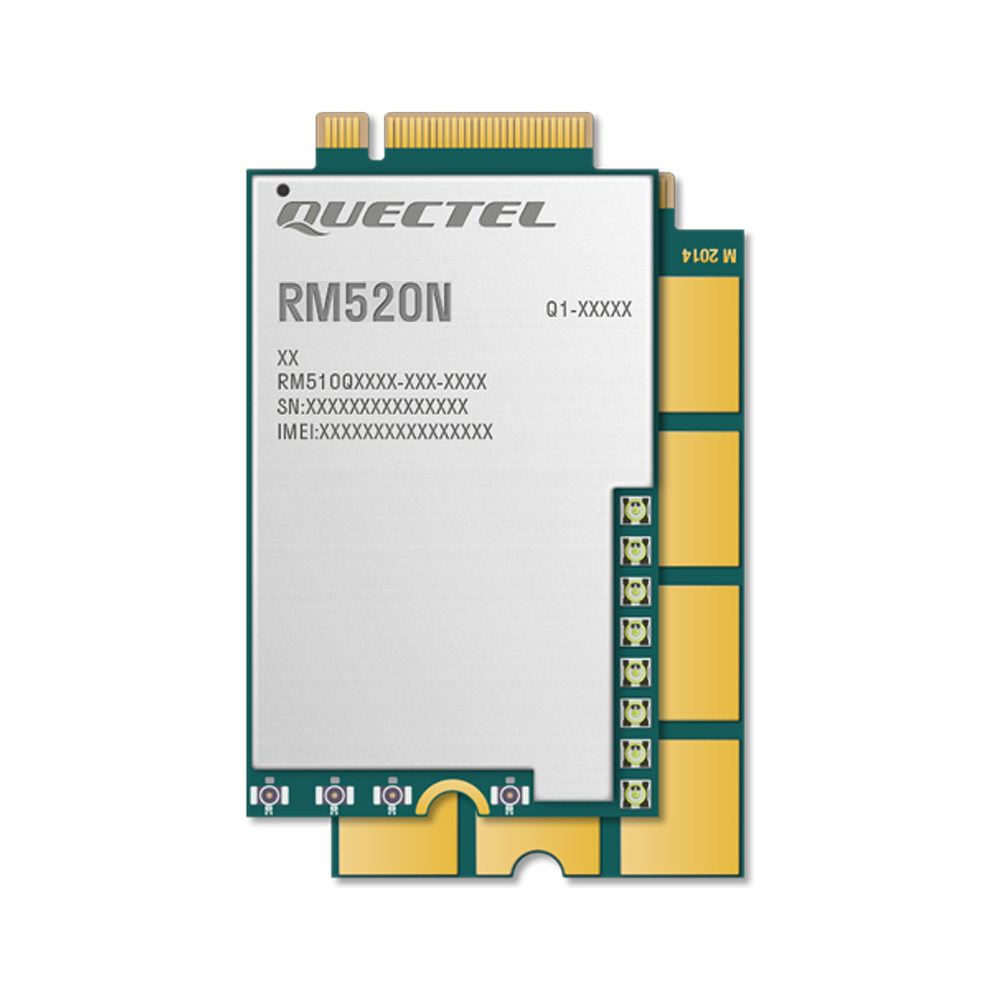 RM520N-EU 5G Sub-6 GHz Cat 20 M.2 Industrial Module | Multi-Mode for EMEA, APAC & Brazil | IoT & eMBB Applications