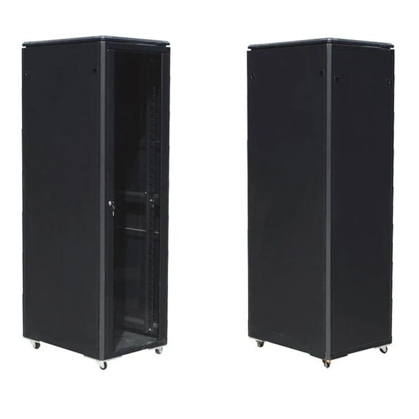 Server Cabinet Eusso 27U W600*D800 Door Type Front Glass-Rear Metal 4 Cooling Fans + 1 Fixed Shelf | MS-EJS6827-GM Server Cabinet Eusso 27U W600*D800 Door Type Front Glass-Rear Metal 4 Cooling Fans + 1 Fixed Shelf | MS-EJS6827-GM
