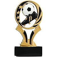 MidNite Star Resin Trophy-Soccer-6in.