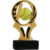 MidNite Star Resin Trophy-Softball-6in.
