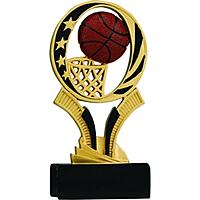 MidNite Star Resin Trophy-Basketball-7in.