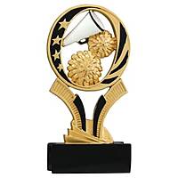 MidNite Star Resin Trophy-Cheer-7in.