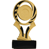 MidNite Star Resin Trophy-2" Insert Holder-7in.