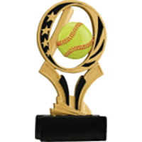 MidNite Star Resin Trophy-Softball-7in.