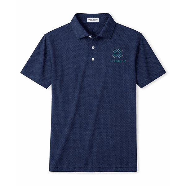 Peter Millar - Men's Bunker Bar Performance Jersey Polo - Navy