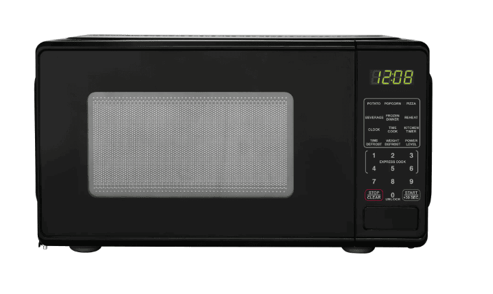 Mainstays MSF0B100072352 0.7 Cu ft Countertop Microwave Oven, 700 Watts