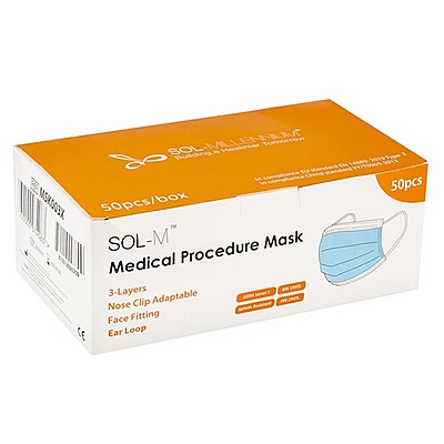 Sol-M® Level 1 Procedure Masks – ASTM Level 1