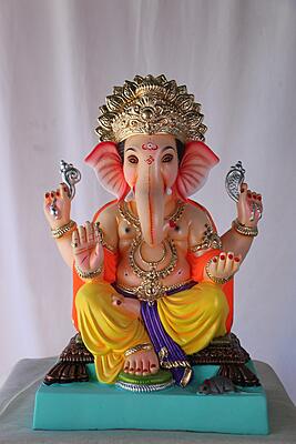 Philips Ganpati | POP Ganpati | 18 Inches Height | MSKK-0001-POP-18-PHILI-PSKK-DNOA Philips Ganpati | POP Ganpati | 18 Inches Height | MSKK-0001-POP-18-PHILI-PSKK-DNOA