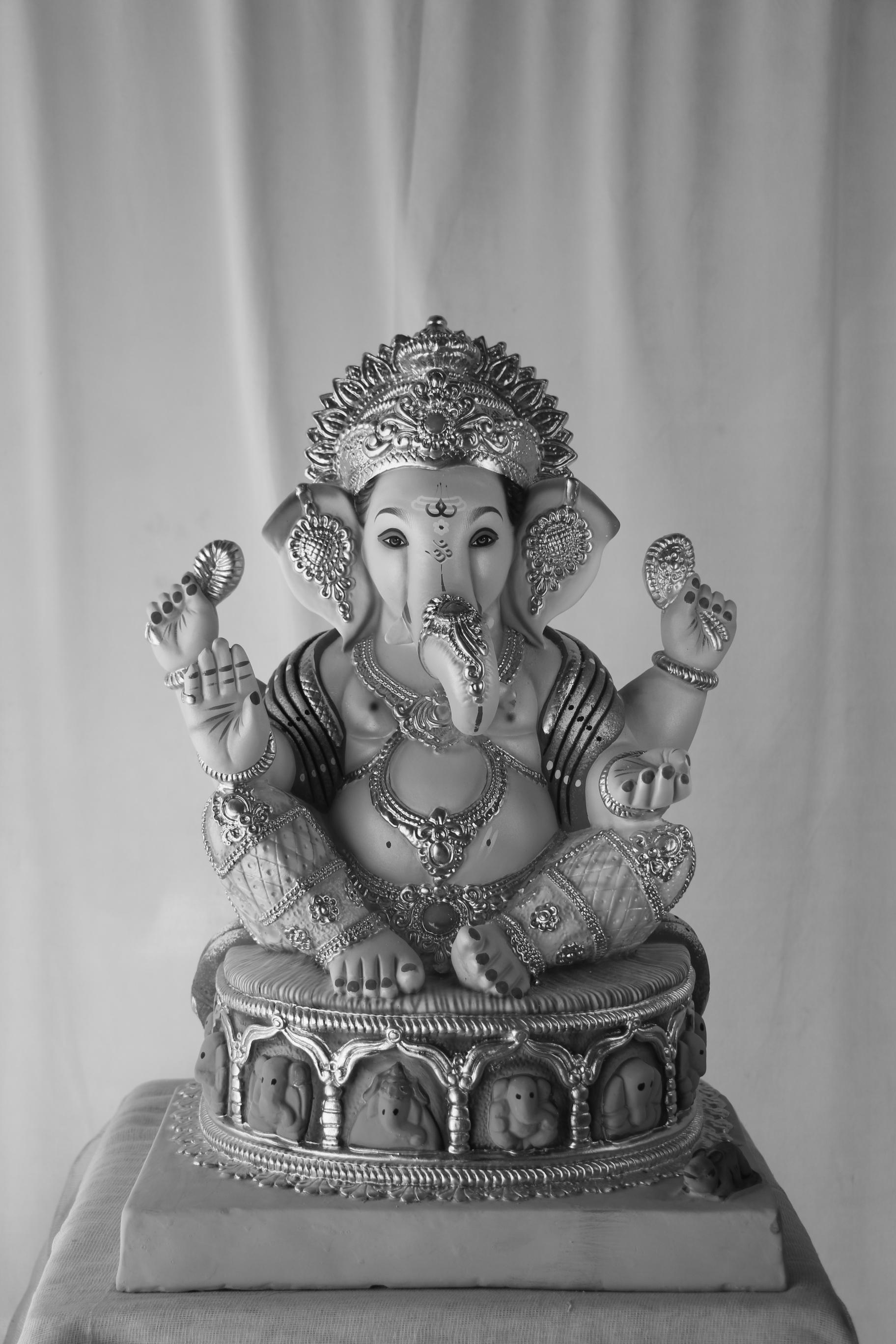 Ashtvinayak Ganpati | POP Ganpati | 20 Inches Height | MSKK-0011-POP-20-ASHTV-PSKK-DNOA Ashtvinayak Ganpati | POP Ganpati | 20 Inches Height | MSKK-0011-POP-20-ASHTV-PSKK-DNOA