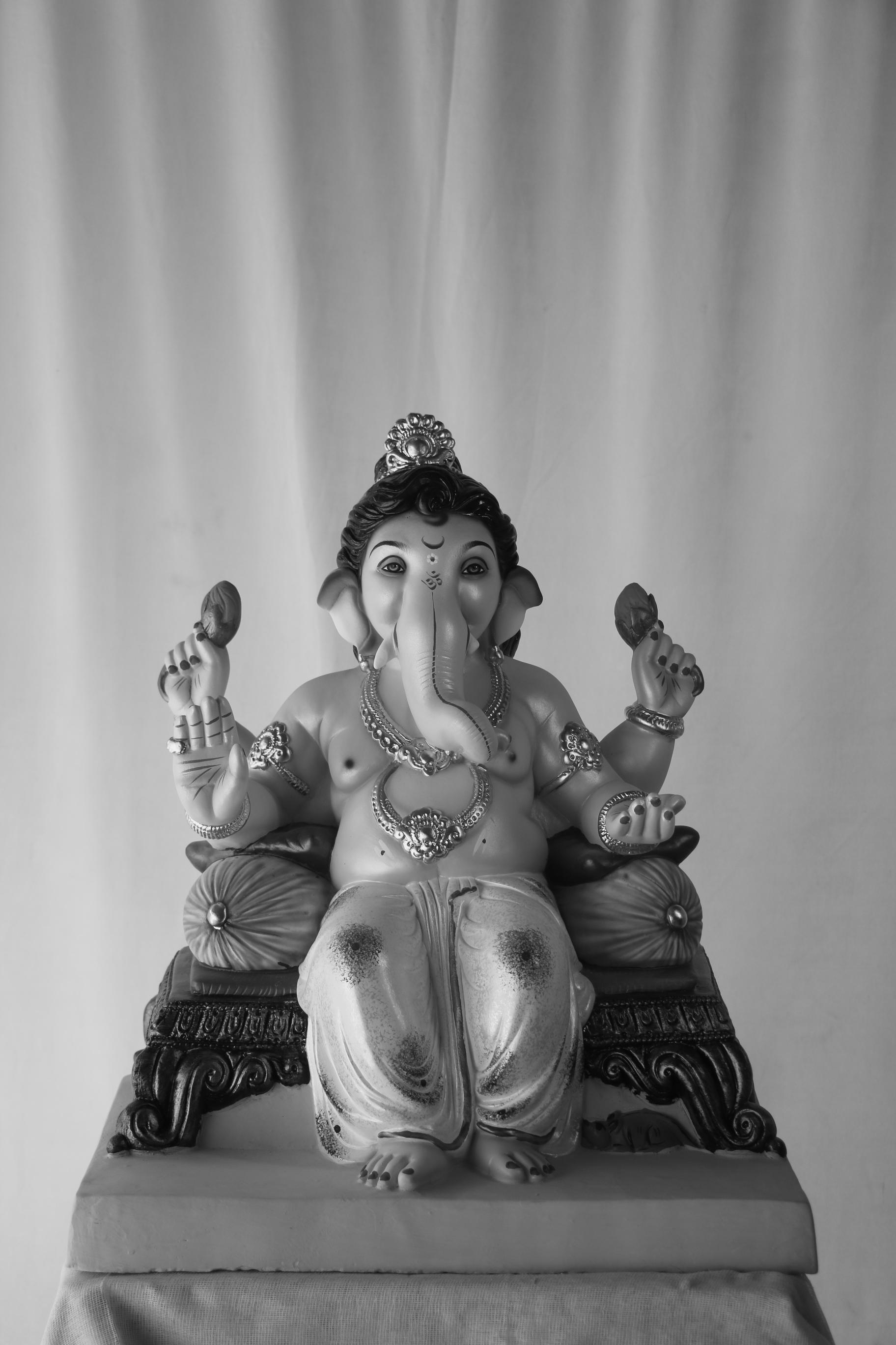 Baal Ganesh Furniture Ganpati | POP Ganpati | 19 Inches Height | MSKK-0030-POP-19-BAALG-PSKK-DNOA