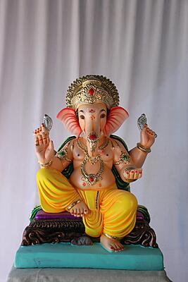 K K Weling Ganpati | POP Ganpati | 21 Inches Height | MSKK-0039-POP-21-KKWEL-PSKK-DNOA K K Weling Ganpati | POP Ganpati | 21 Inches Height | MSKK-0039-POP-21-KKWEL-PSKK-DNOA