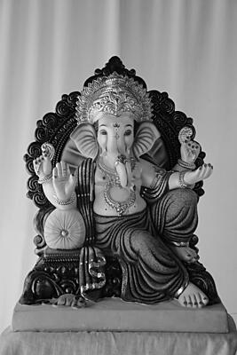 Aadvi Koch Furniture Ganpati | POP Ganpati | 21 Inches Height | MSKK-0042-POP-21-AADVI-PSKK-DNOA Aadvi Koch Furniture Ganpati | POP Ganpati | 21 Inches Height | MSKK-0042-POP-21-AADVI-PSKK-DNOA