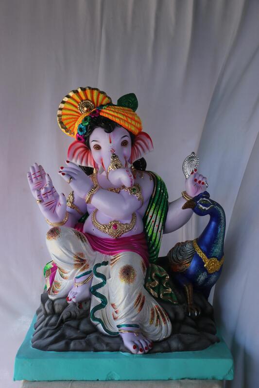 Kanha Ganpati | POP Ganpati | 25 Inches Height | MSKK-0045-POP-25-KANHA-PSKK-DNOA Kanha Ganpati | POP Ganpati | 25 Inches Height | MSKK-0045-POP-25-KANHA-PSKK-DNOA