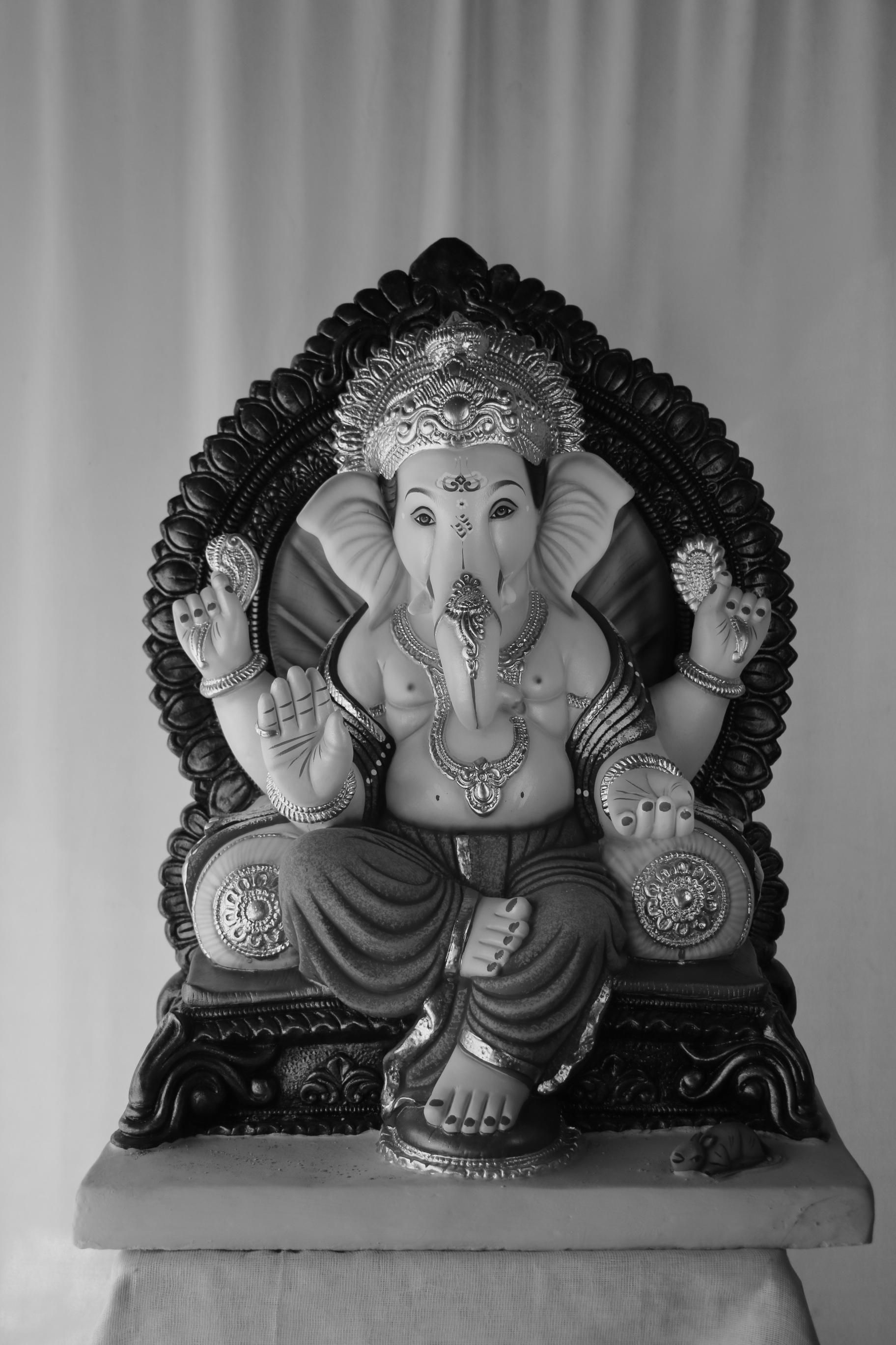 K K German Ganpati | POP Ganpati | 27 Inches Height | MSKK-0047-POP-27-KKGER-PSKK-DNOA