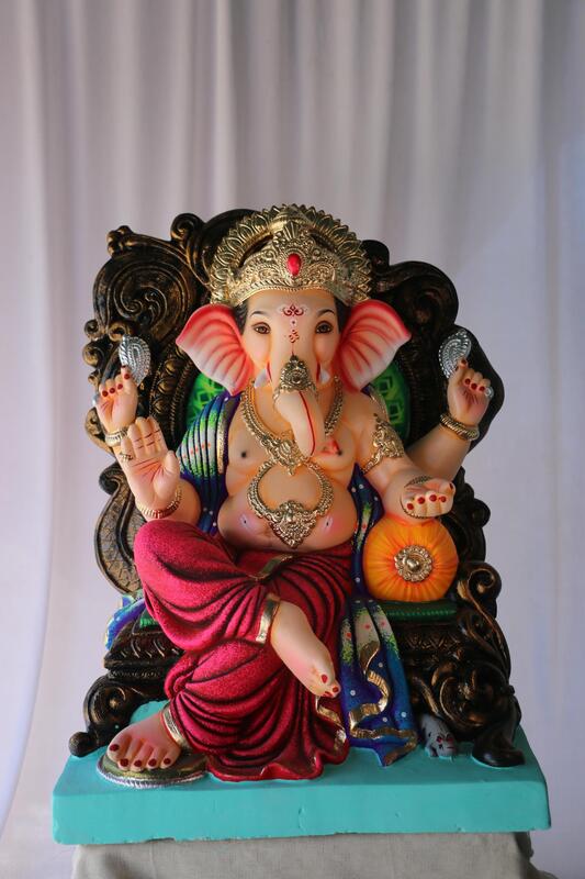 Hatti Aadvi Koch Ganpati | POP Ganpati | 24 Inches Height | MSKK-0061-POP-24-HATTI-PSKK-DNOA