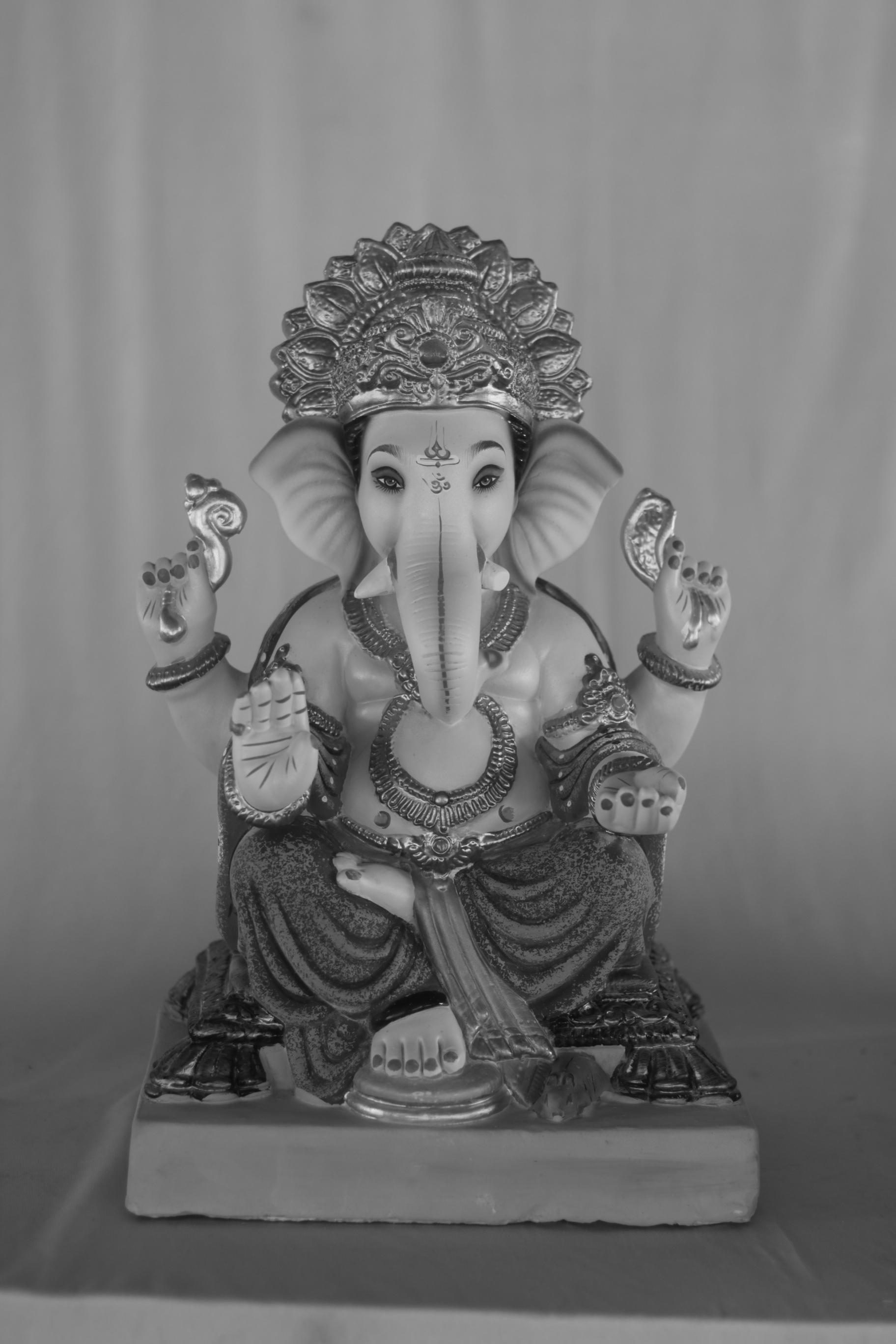 Philips Ganpati | Eco Friendly Shadu Mati Ganpati | 16 Inches Height | MSKK-0001-SHA-16-PHILI-PSKK-DNOA-VXX