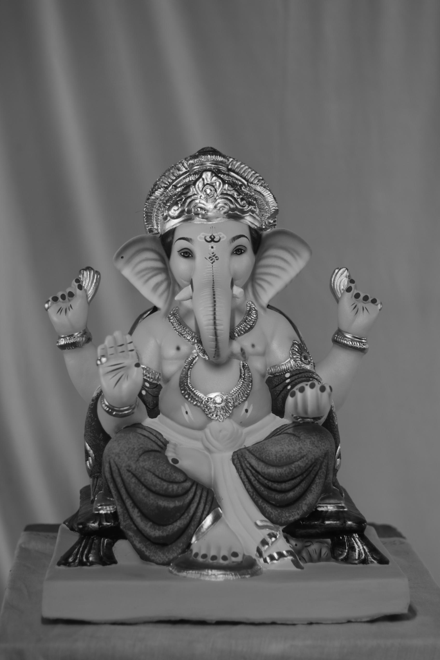 Philips Ganpati | Eco Friendly Shadu Mati Ganpati | 16 Inches Height | MSKK-0008-SHA-16-PHILI-PSKK-DNOA-VXX