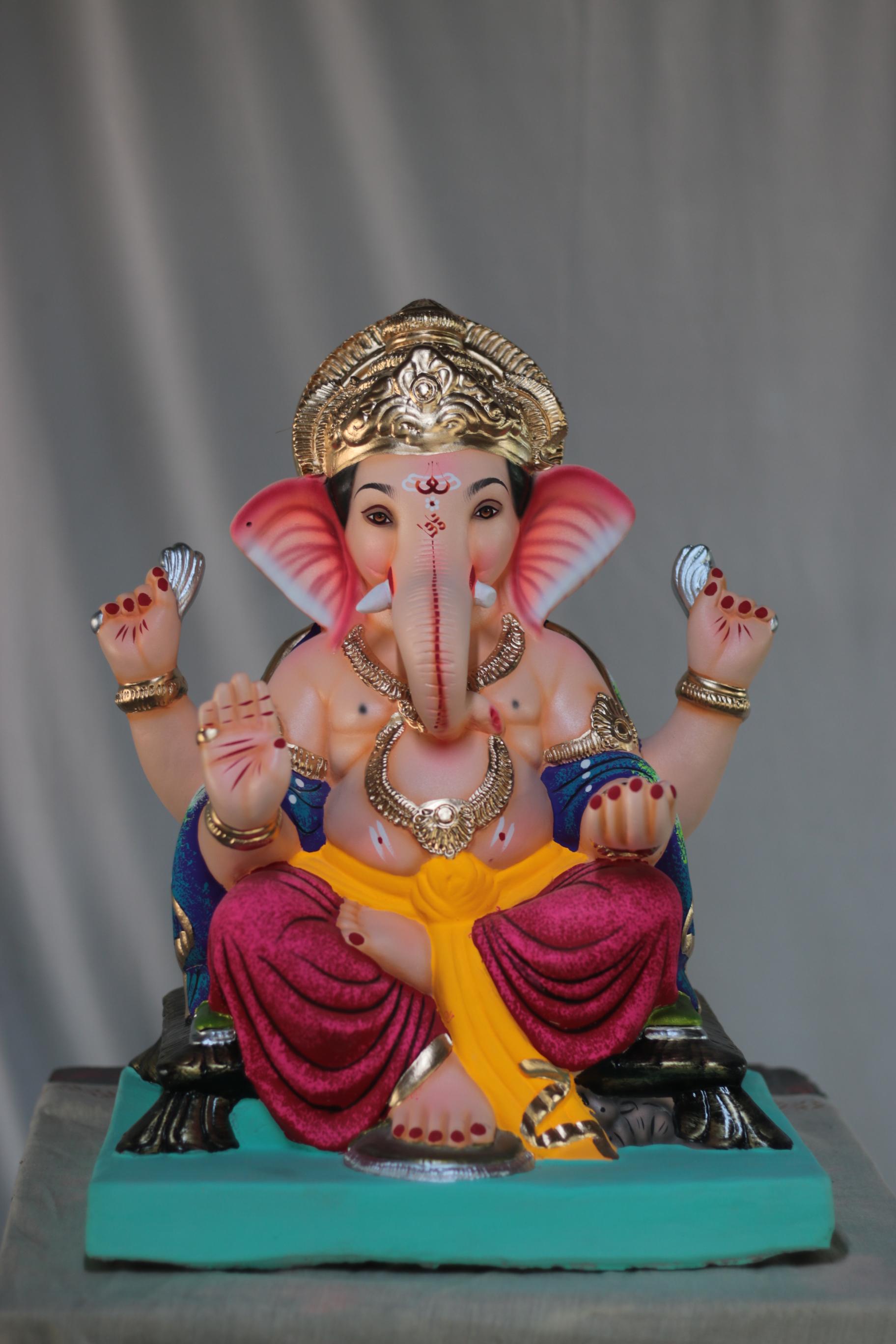Philips Ganpati | Shadu Mati Ganpati | 16 Inches Height | MSKK-0008-SHA-16-PHILI-PSKK-DNOA