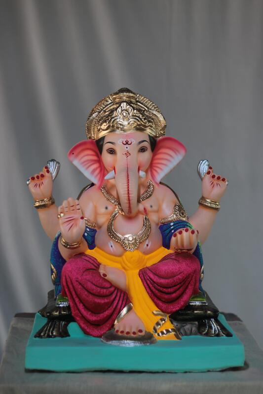Philips Ganpati | Shadu Mati Ganpati | 16 Inches Height | MSKK-0008-SHA-16-PHILI-PSKK-DNOA