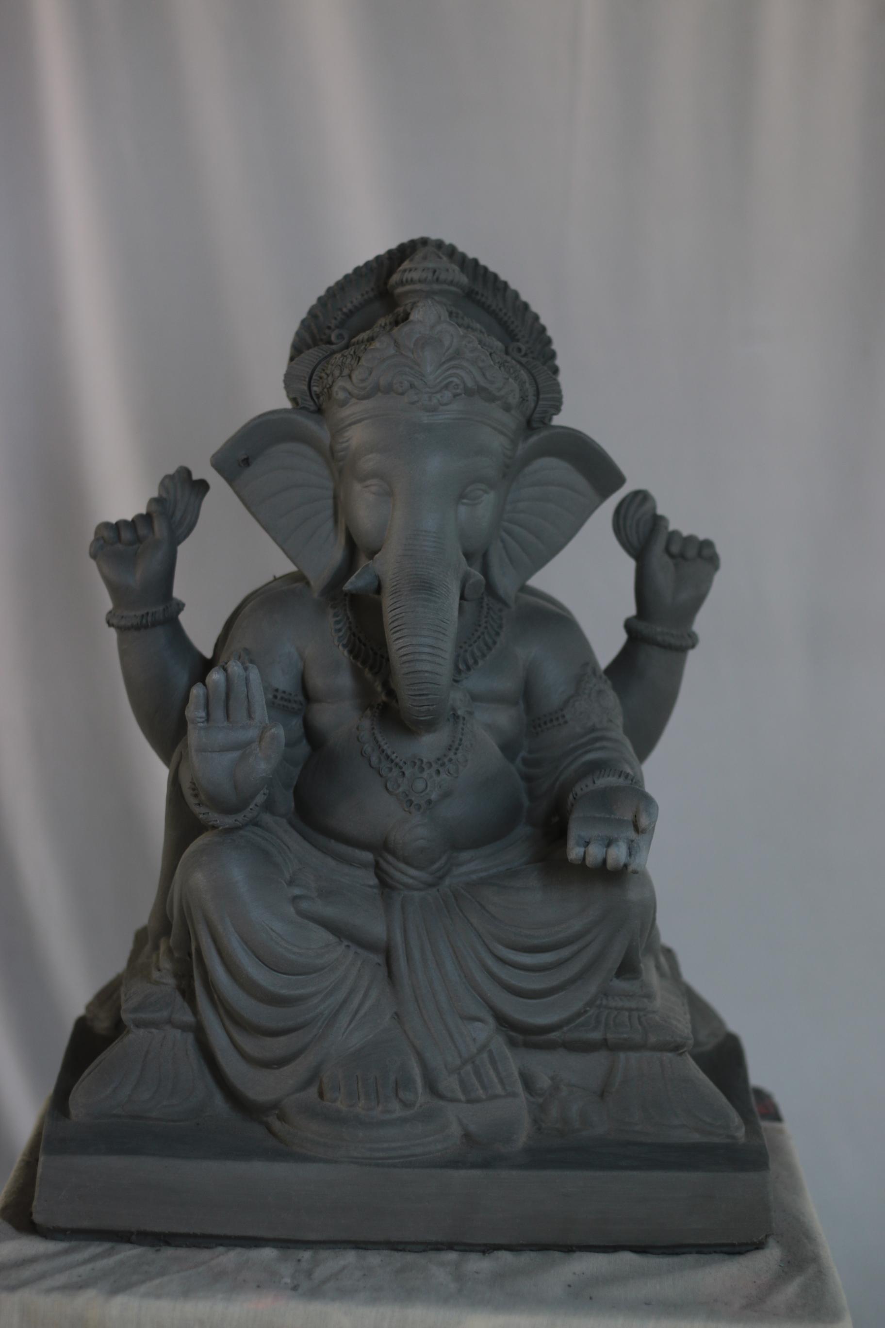 Philips Ganpati | Shadu Mati Ganpati | 18 Inches Height | MSKK-0021-SHA-18-PHILI-PSKK-DNOA
