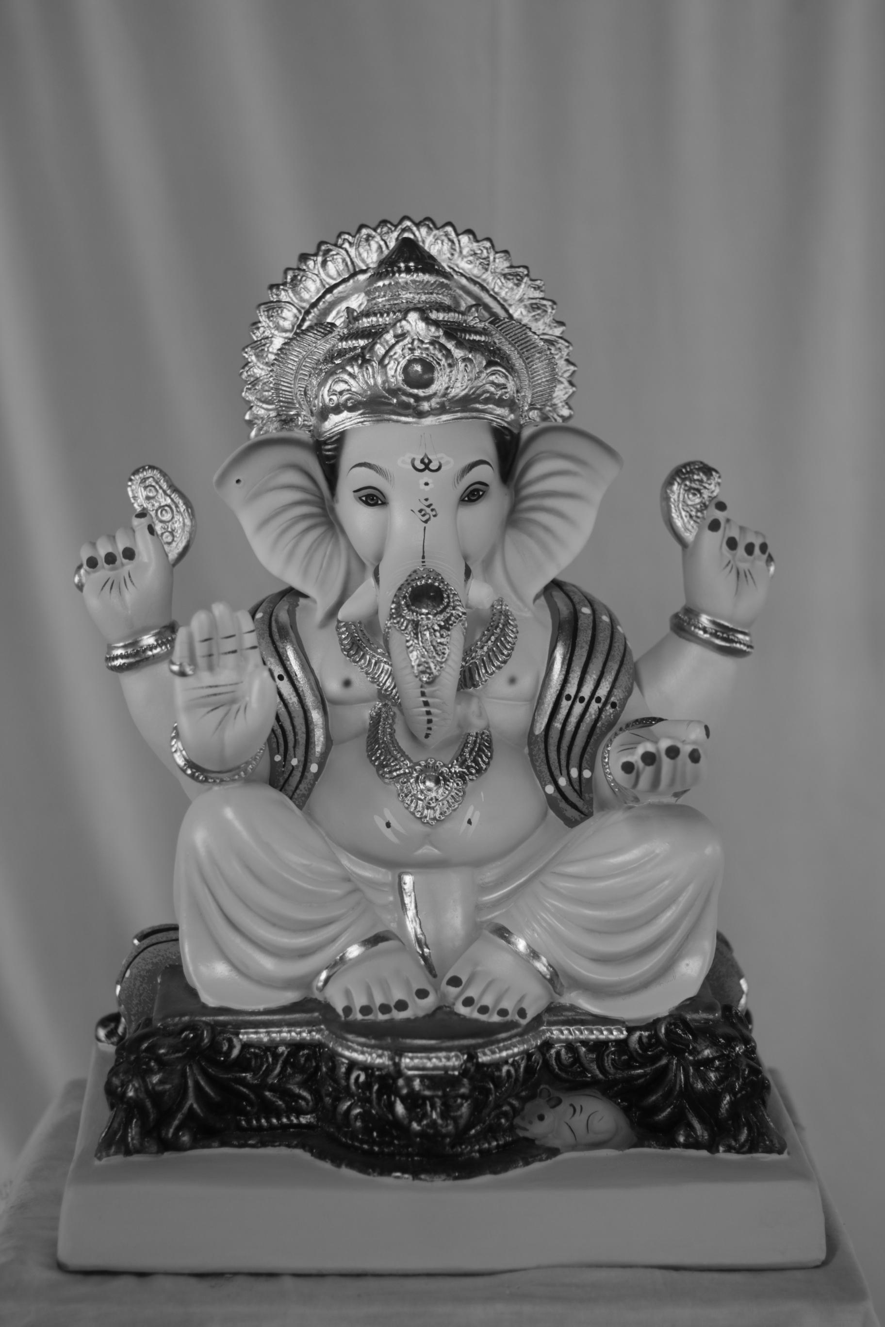 Madhyam Mhaisuri Ganpati | Eco Friendly Shadu Mati Ganpati | 19 Inches Height | MSKK-0044-SHA-19-MADHY-PSKK-DNOA-VXX Madhyam Mhaisuri Ganpati | Eco Friendly Shadu Mati Ganpati | 19 Inches Height | MSKK-0044-SHA-19-MADHY-PSKK-DNOA-VXX