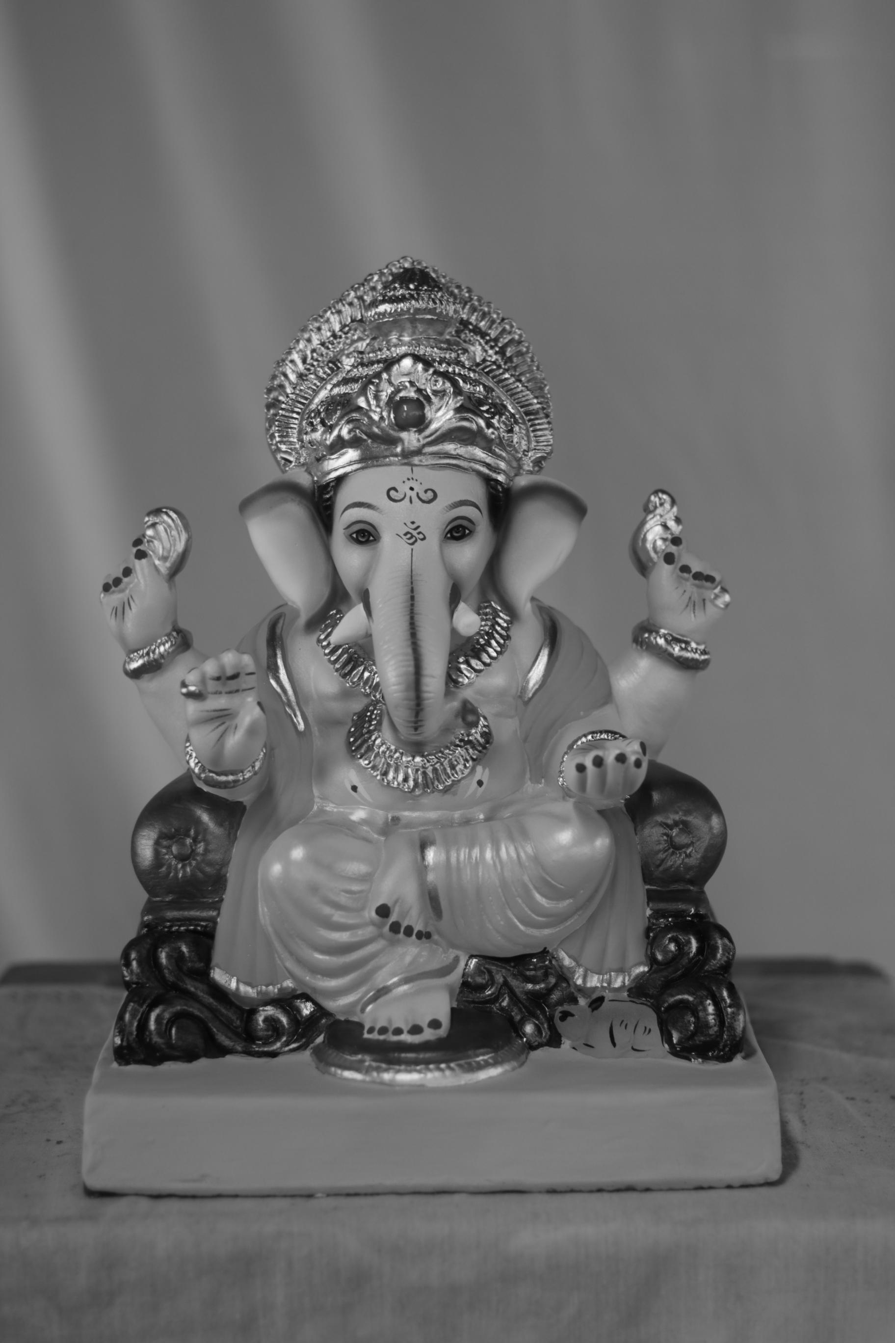 German Prabhval Ganpati | Eco Friendly Shadu Mati Ganpati | 12 Inches Height | MSKK-0067-SHA-12-GERMA-PSKK-DNOA-VXX German Prabhval Ganpati | Eco Friendly Shadu Mati Ganpati | 12 Inches Height | MSKK-0067-SHA-12-GERMA-PSKK-DNOA-VXX
