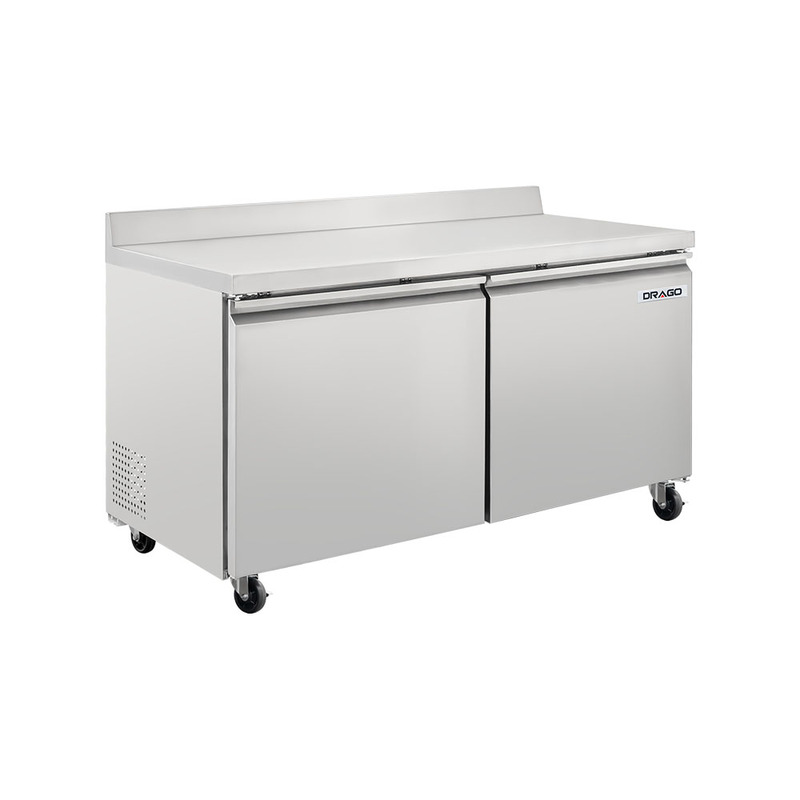 Mesa de trabajo congelación 2 puertas