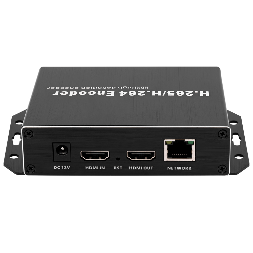 H.265 1080P@60FPS PoE HDMI Encoder w/Loopout & USB | RTMP/RTSP/SRT for Surveillance, Live Streaming & Digital Signage
