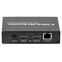 H.265 1080P HDMI Encoder/Decoder w/HDMI Loopout & USB | 3ch RTSP, ONVIF/Hikvision for IPTV, Broadcast & Multi-Stream