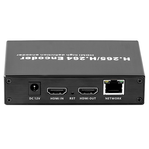 H.265 1080P HDMI Encoder/Decoder w/HDMI Loopout & USB | 3ch RTSP, ONVIF/Hikvision for IPTV, Broadcast & Multi-Stream