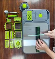 MULTIFUNCTIONAL KITCHEN HELP - CHOPPING BOAD, GRATER, CHOPPER, STORAGE SLICER AND MORE