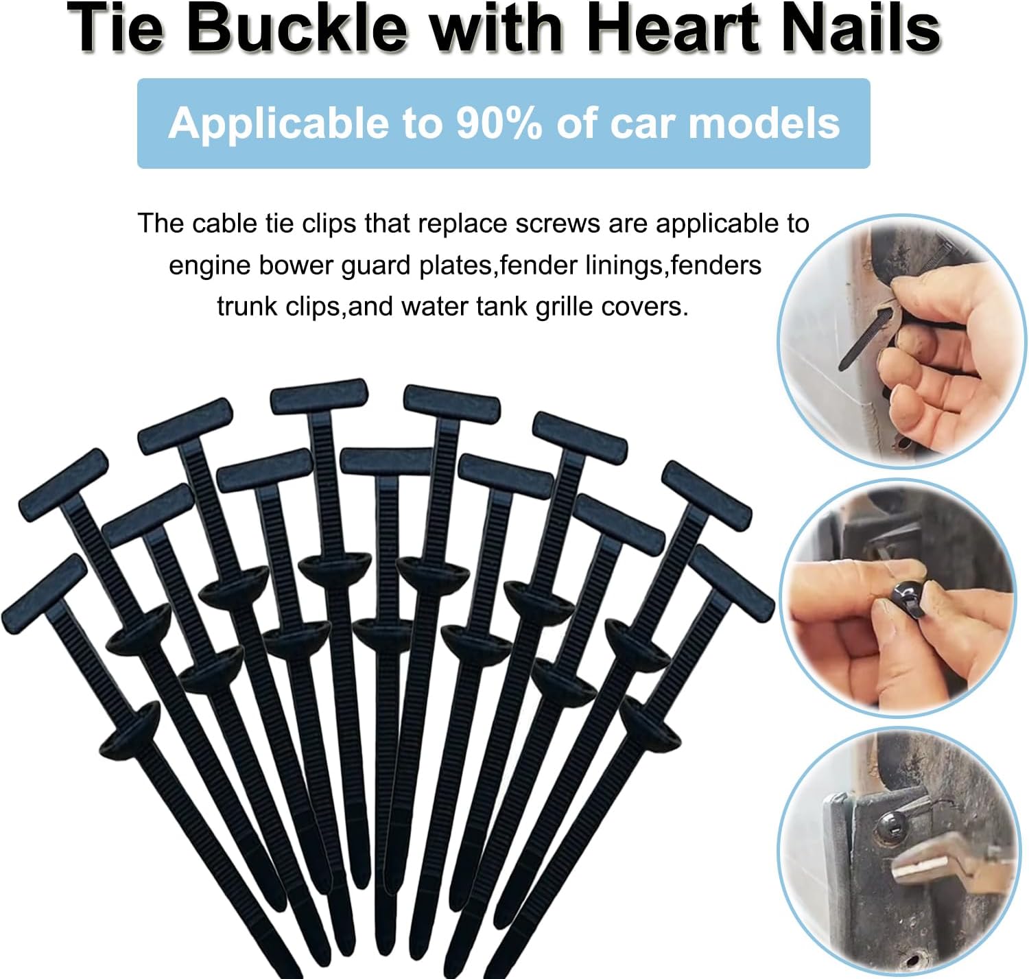 MULTIFUNCTIONING CLIPS - 100 PIECES