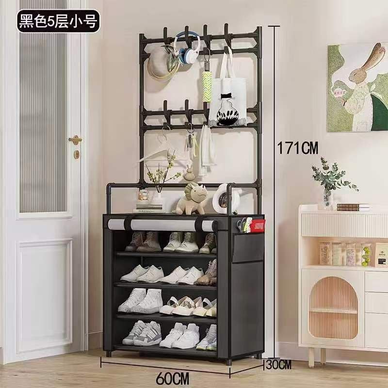MULTIPURPOSE SHOE RACK - SHOE RACK + HAT/BAG RACKS+ ANTI-DUAT RACk