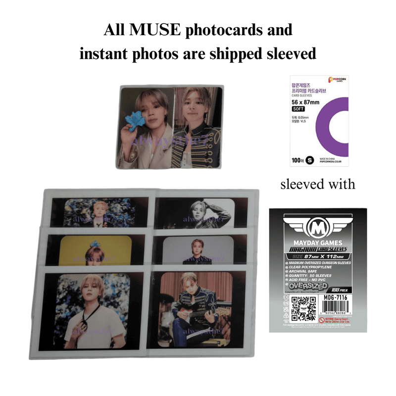 MUSE Jimin - Instant Photos and Photocards Sleeved