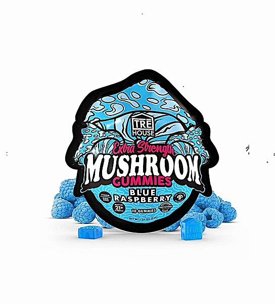 TRE HOUSE MUSHROOM GUMMIES RASPBERRY