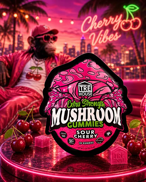 TRE HOUSE MUSHROOM GUMMIES CHERRY