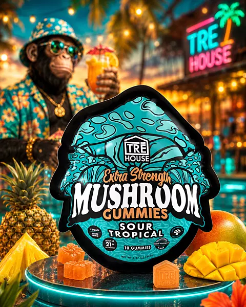 TRE HOUSE MUSHROOM GUMMIES TROPICAL