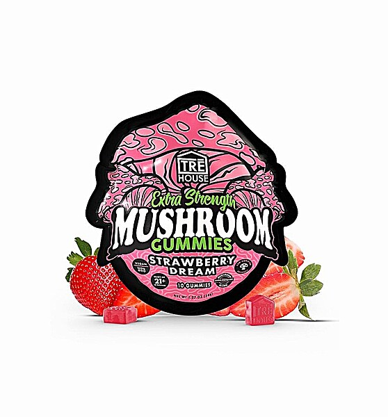 TRE HOUSE MUSHROOM GUMMIES STRAWBERRY