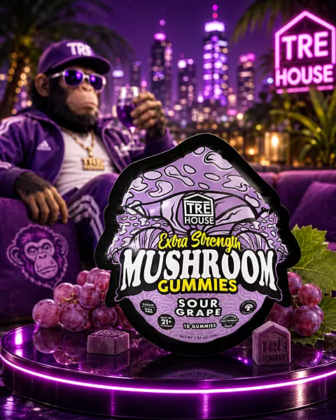 TRE HOUSE MUSHROOM GUMMIES GRAPE